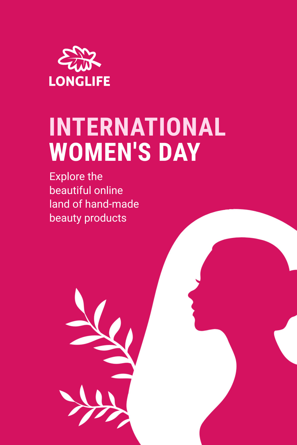 Longlife Beauty Women`s Day Facebook Cover 820x360